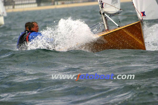 Great racing for the Albacore nationals at Swanage photo copyright Mike Rice / www.fotoboat.com taken at Swanage Sailing Club and featuring the Albacore class