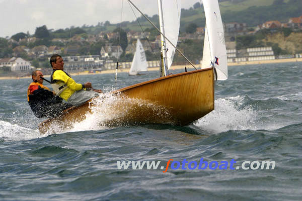 Great racing for the Albacore nationals at Swanage photo copyright Mike Rice / www.fotoboat.com taken at Swanage Sailing Club and featuring the Albacore class