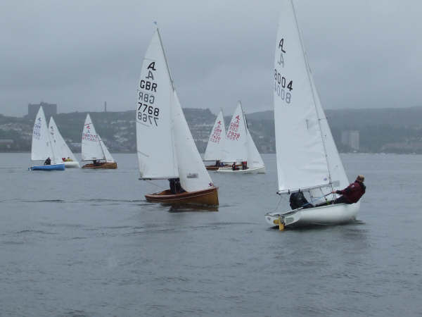 Light winds for the Albacore Scottish Championships at Royal West of Scotland Amateur Boat Club photo copyright Karen McGinness taken at Royal West of Scotland Amateur Boat Club and featuring the Albacore class