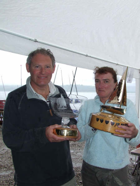 Crawford Reid & Isabelle Martin win the Albacore Scottish Championships photo copyright Karen McGinness taken at Royal West of Scotland Amateur Boat Club and featuring the Albacore class