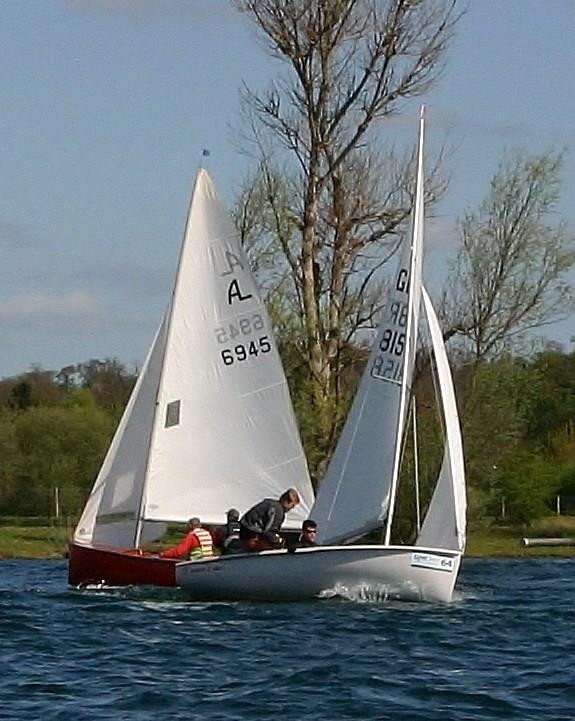 Albacores at Maidenhead photo copyright J L Heward-Craig taken at Maidenhead Sailing Club and featuring the Albacore class