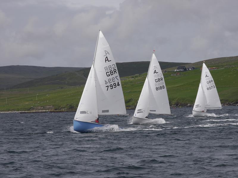 BP Sullom Voe and Northlink Scottish and European Albacore Championships 2014 photo copyright Pauline Rook taken at South Yell Boating Club and featuring the Albacore class