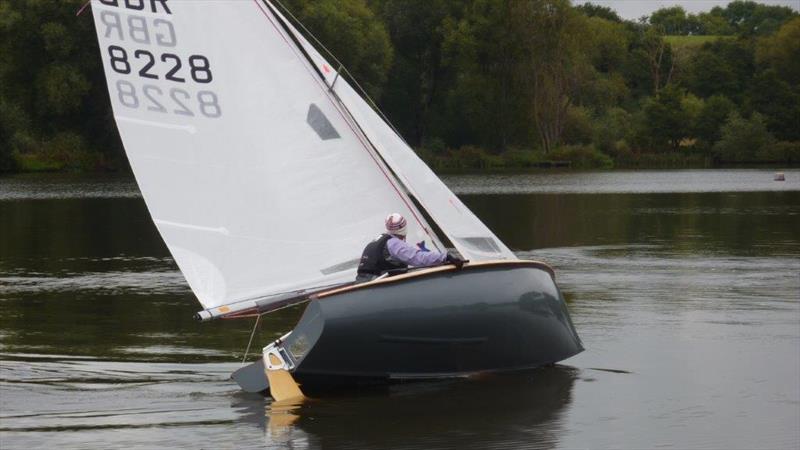 Judy and Paul roll tacking during the Albacore Northerns at Winsford Flash photo copyright Jonathan Latham taken at Winsford Flash Sailing Club and featuring the Albacore class