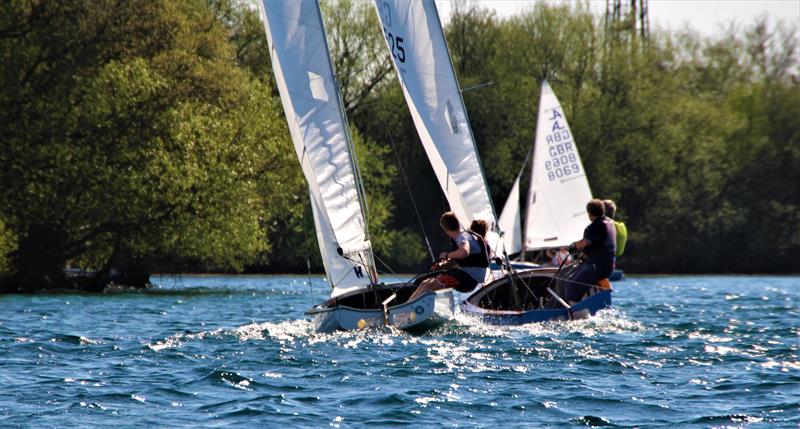 Albacores at Maidenhead photo copyright Jennifer Heward-Craig taken at Maidenhead Sailing Club and featuring the Albacore class