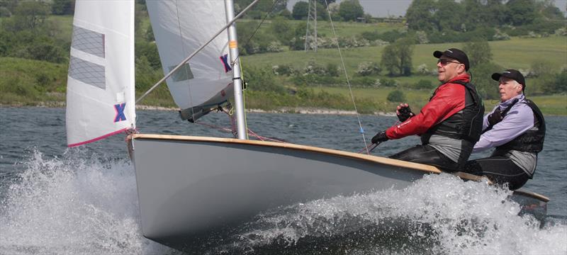 Judy and Paul Armstrong win their 9th consecutive Albacore Inlands at Carsington photo copyright Nick Arran taken at Carsington Sailing Club and featuring the Albacore class