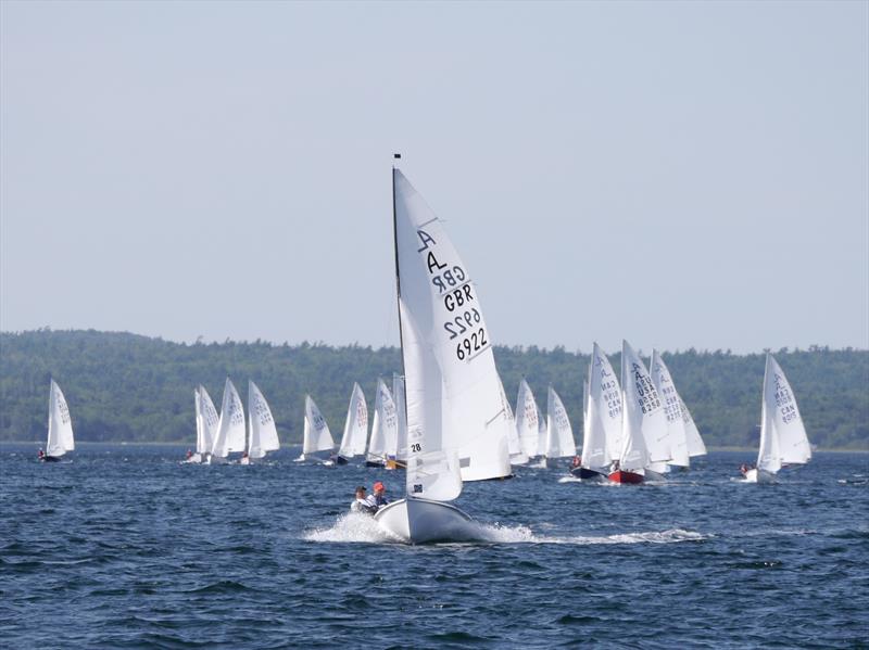 Albacore Internationals at Shelburne, Nova Scotia day 3 photo copyright Pauline Rook taken at Shelburne Harbour Yacht Club and featuring the Albacore class