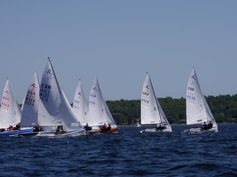 Albacore Internationals at Shelburne, Nova Scotia day 4 photo copyright Pauline Rook taken at Shelburne Harbour Yacht Club and featuring the Albacore class