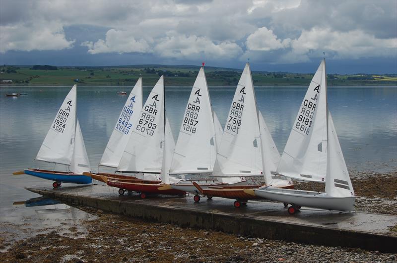 Waiting for the wind during the Scottish Albacore Championships photo copyright Jaqui Sleeman taken at Invergordon Boating Club and featuring the Albacore class