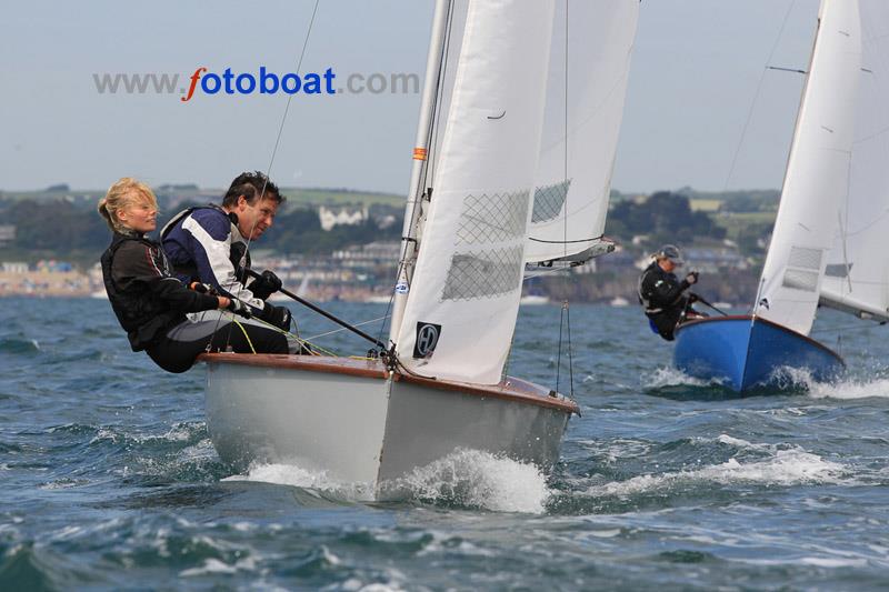 Albacore Internationals at Abersoch photo copyright Andy Green / www.fotoboat.com taken at South Caernarvonshire Yacht Club and featuring the Albacore class