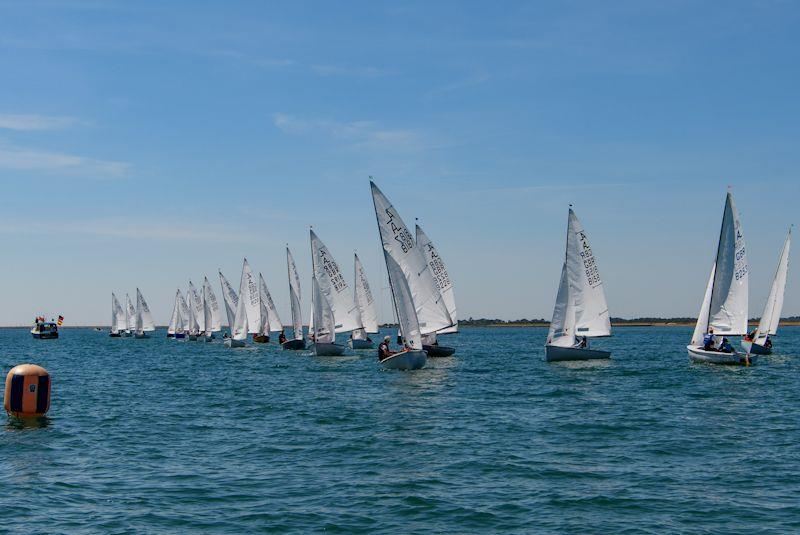 Noble Marine Albacore National Championships at Royal Lymington photo copyright Paul French taken at Royal Lymington Yacht Club and featuring the Albacore class