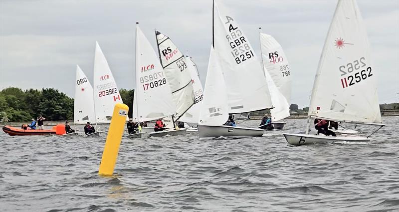 Race coaching with Adam Bowers at Oxford Sailing Club - photo © Colin West
