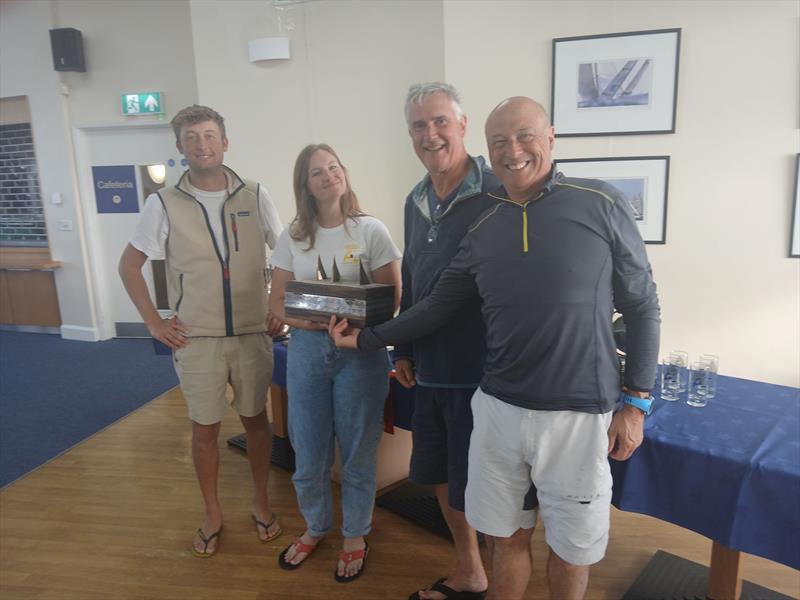 Crews from Team Winners Tewkesbury at the 2025 Noble Marine Albacore Nationals at the WPNSA photo copyright David Beer taken at Weymouth & Portland National Sailing Academy and featuring the Albacore class