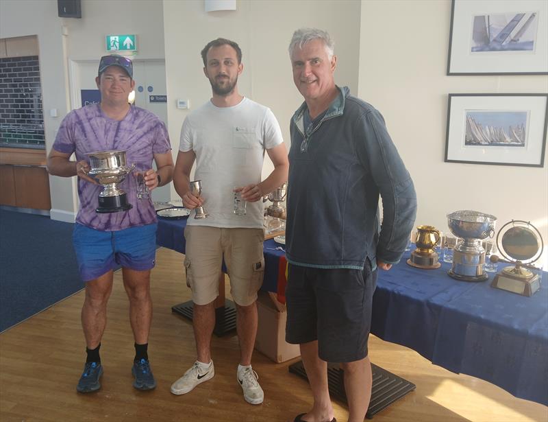 Sacha Mayhew and Kristof Jenkins win the Silver Fleet in the 2025 Noble Marine Albacore Nationals at the WPNSA photo copyright David Beer taken at Weymouth & Portland National Sailing Academy and featuring the Albacore class