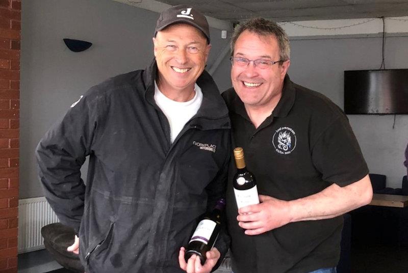 Steven Brown and Mark Fowler, second overall - Albacore open meeting at Bartley photo copyright David Lucas taken at Bartley Sailing Club and featuring the Albacore class