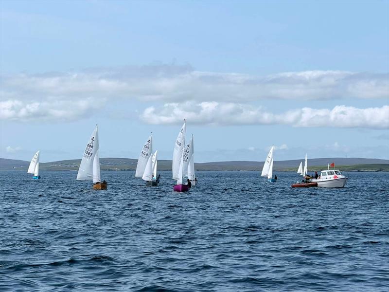 Albacore Scottish and European Championships at the Shetland Islands photo copyright Gilbert Williamson plus Albacore supporters taken at South Yell Boating Club and featuring the Albacore class