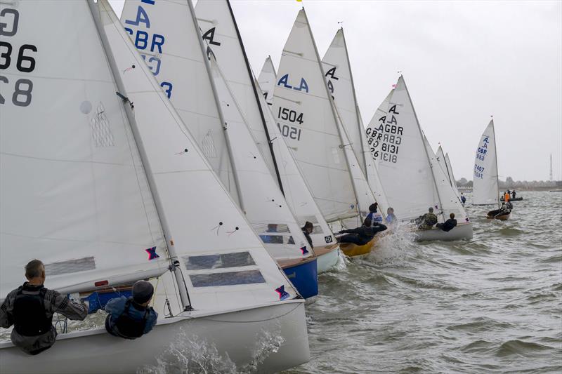 Race 2 start during the Noble Marine Albacore Nationals at Thorpe Bay - photo © David Maynard / www.alleycatphotographer.com