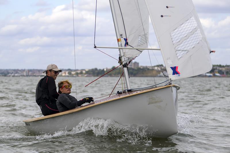Cameron Moss and Simon Law during the Noble Marine Albacore Nationals at Thorpe Bay - photo © David Maynard / www.alleycatphotographer.com