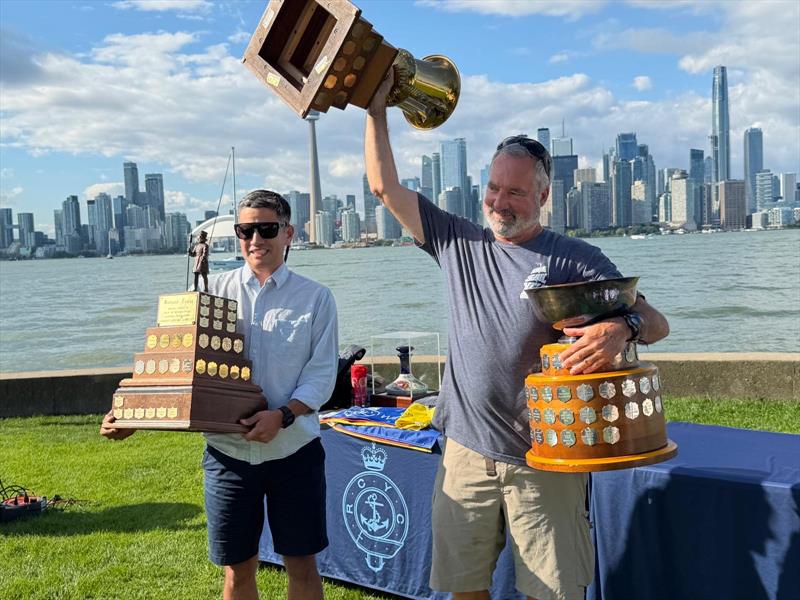 Barney Harris & Ernest Ayukawa win the Albacore Canadian Championship 2026 - photo © Ernest Ayukawa