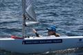 Megan Pascoe sailing her 2.4mR