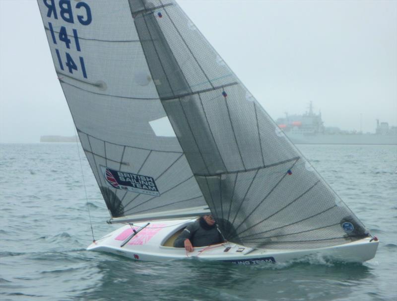 Megan Pascoe sailing her 2.4mR in Weymouth photo copyright Allen Brothers taken at Weymouth & Portland Sailing Academy and featuring the  class