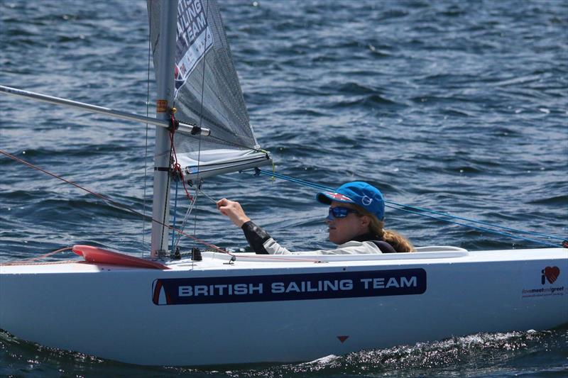 Megan Pascoe sailing her 2.4mR photo copyright Allen Brothers taken at Fowey Gallants Sailing Club and featuring the  class