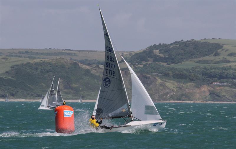 Tom Gillard & Richard Anderton at the 2016 SAP 505 Worlds in Weymouth photo copyright Mark Jardine / YachtsandYachting.com taken at Weymouth & Portland Sailing Academy and featuring the  class