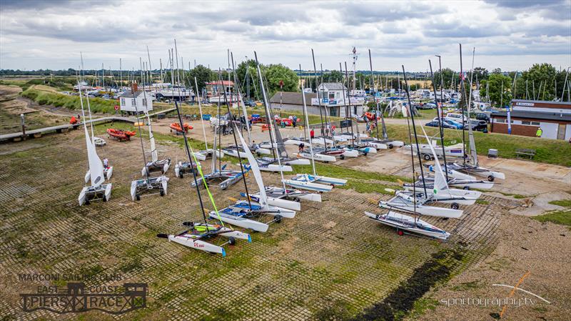 East Coast Piers Race photo copyright Alex Irwin / www.sportography.tv taken at Marconi Sailing Club and featuring the  class