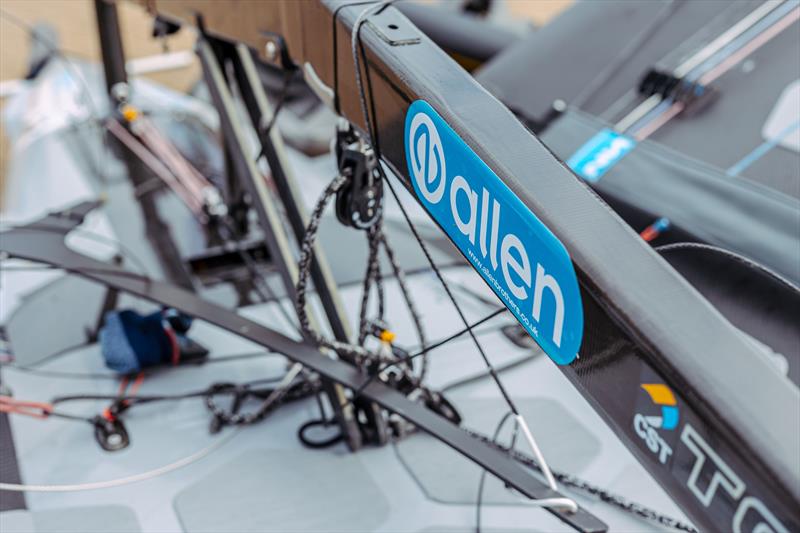 Allen blocks and fittings on an International Moth - photo © Phil Jackson / Digital Sailing