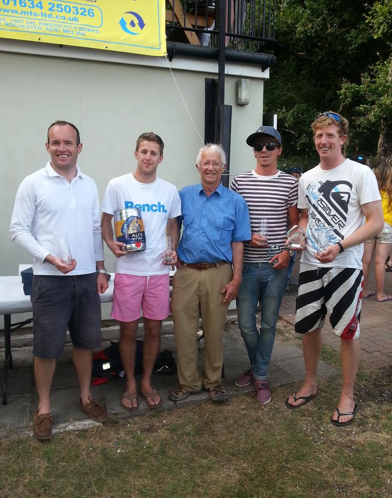 Alto nationals prize winners photo copyright Trevor Wicken taken at Wilsonian Sailing Club and featuring the AltO class