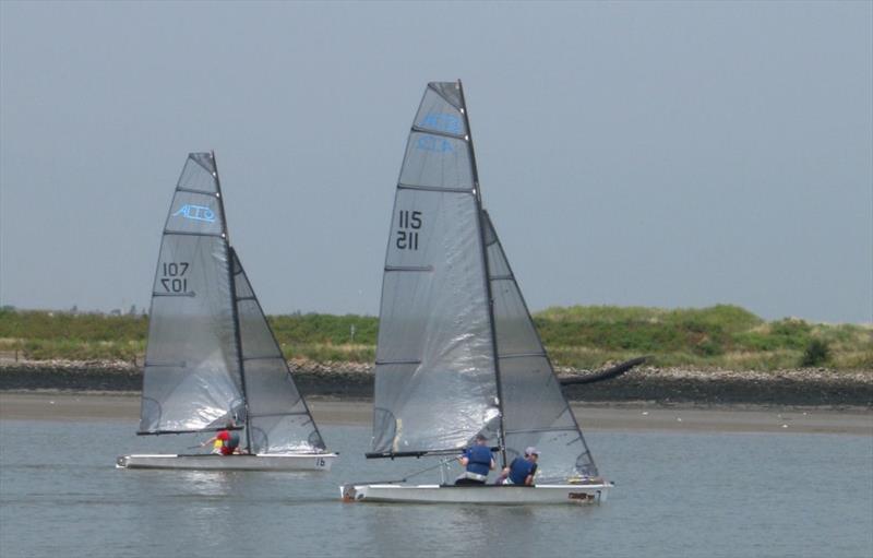 Alto nationals during the Medway Regatta photo copyright Trevor Wicken taken at Wilsonian Sailing Club and featuring the AltO class