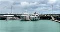 The former Luna Rossa base on Hobson Wharf extension has 180 degree views of the proposed race area - November 2023 © Richard Gladwell / Sail-World.com/nz