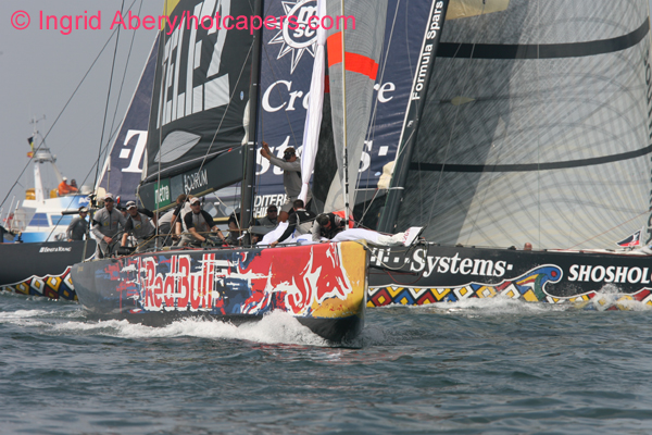 America's Cup floats Louis Vuitton's boat