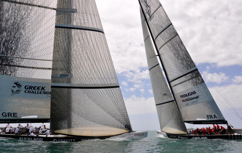 Pataugas by K-Challenge beat Greek Challenge on day 6 of the Louis Vuitton Pacific Series photo copyright Pierre Orphanidis / Greek Challenge taken at  and featuring the ACC class