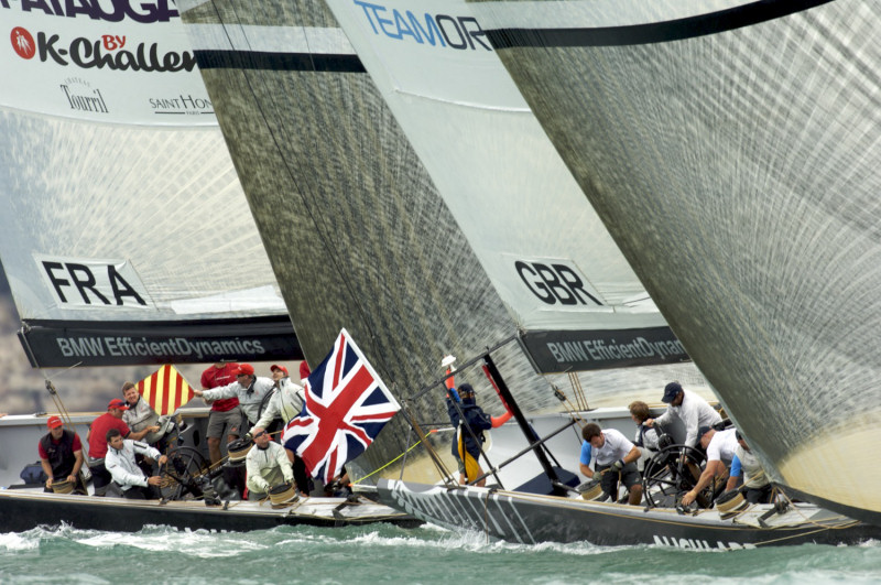 TEAMORIGIN beat Pataugas by K-Challenge to reach the quarter finals of the Louis Vuitton Pacific Series photo copyright Franck Socha taken at  and featuring the ACC class