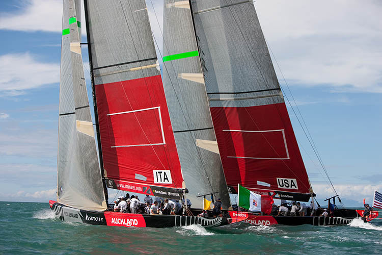 BMW Oracle Racing beat Damiani Italia Challenge in the semi finals of the Louis Vuitton Pacific Series photo copyright Gilles Martin-Raget / BMW Oracle racing taken at  and featuring the ACC class