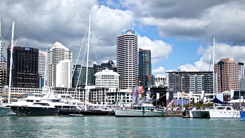 Downtown Auckland - each new building that is erected restricts others views - photo © Richard Gladwell