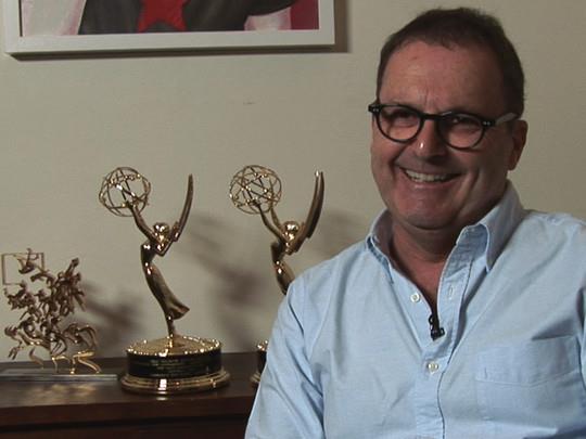 Denis Harvey, America's Cup producer with two previous Emmy Awards  photo copyright NZ on Air taken at  and featuring the ACC class