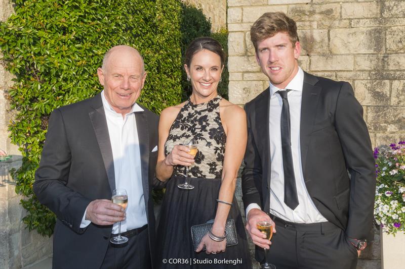 Grant Dalton, CEO Emirates Team New Zealand Peter Burling, Helmsman Emirates Team New Zealand - America's Cup Hall of Fame Induction, Royal Yacht Squadron, Cowes IOW, August 31, 2018 photo copyright Carlo Borlenghi taken at Royal Yacht Squadron and featuring the ACC class