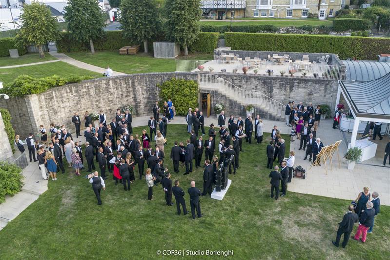 Hall of Fame Induction - Royal Yacht Squadron - America's Cup Hall of Fame Induction, Royal Yacht Squadron, Cowes IOW, August 31, 2018 photo copyright Carlo Borlenghi taken at Royal Yacht Squadron and featuring the ACC class