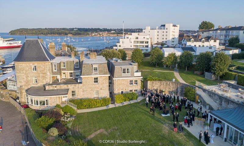 Hall of Fame Induction - Royal Yacht Squadron - America's Cup Hall of Fame Induction, Royal Yacht Squadron, Cowes IOW, August 31, 2018 photo copyright Carlo Borlenghi taken at Royal Yacht Squadron and featuring the ACC class