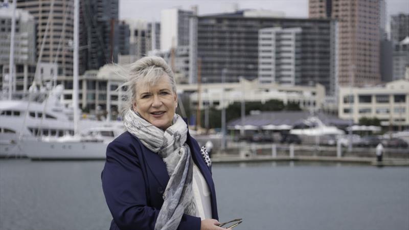 Tina Symmans, Chairman of America's Cup Events Ltd  photo copyright Hamish Hooper taken at New York Yacht Club and featuring the ACC class