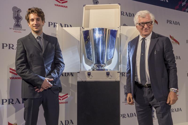 Lorenzo and Patrizio Bertelli at the Prada Cup Launch at Yacht Club Monaco - photo © Prada Cup