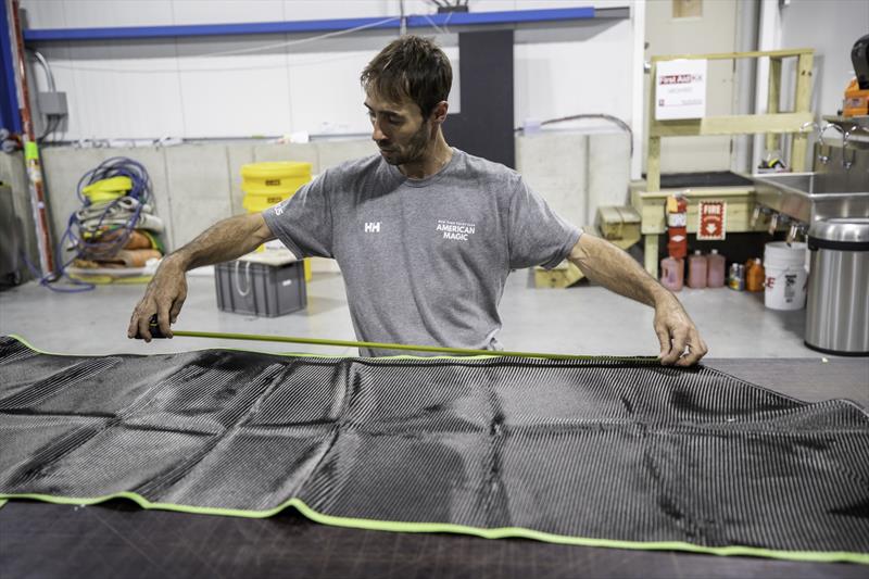 AM38 under construction, Bristol photo copyright Amory Ross taken at New York Yacht Club and featuring the ACC class