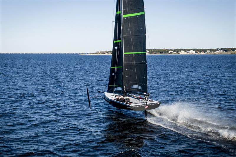 AM38 - American Magic - First day of sailing in Pensacola, Florida photo copyright Amory Ross taken at New York Yacht Club and featuring the ACC class