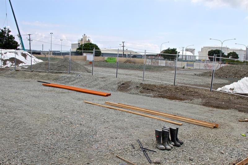 Remediation where oil tanks once stood  - Wynyard Point - America's Cup bases - January 30, 2019 photo copyright Richard Gladwell taken at  and featuring the ACC class