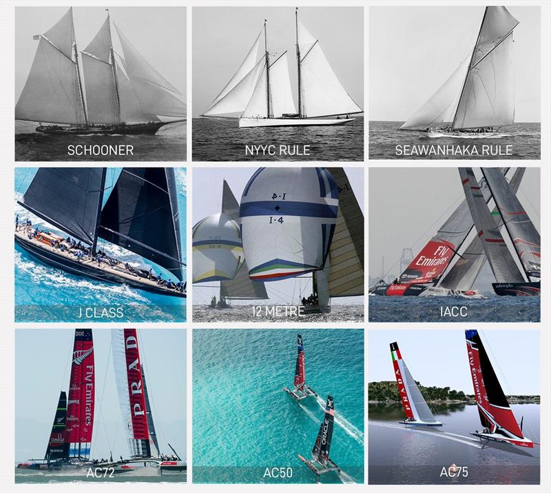 There have been many famous boats in the 168 year history of the America's Cup, but what has been your favourite class? The majestic J's? The feisty 12's? The flying AC50's? Or are you waiting to see what the AC75 brings to the party? - photo © America's Cup Media