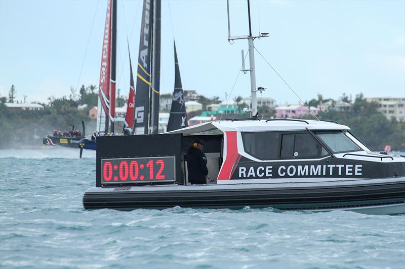 Challenger Selection Series - America's Cup 35 - Race Committee - Bermuda - June 2017 - photo © Richard Gladwell