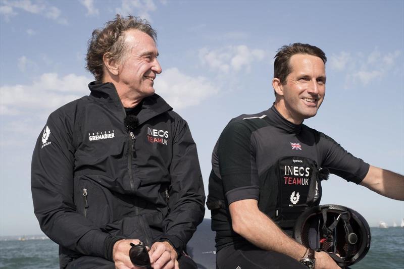 Sir Jim Ratcliffe and Sir Ben Ainslie - photo © INEOS Team UK