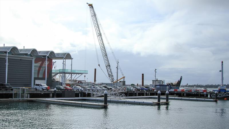 - America's Cup Base Construction - July 26, 2019 photo copyright Richard Gladwell taken at Royal New Zealand Yacht Squadron and featuring the ACC class