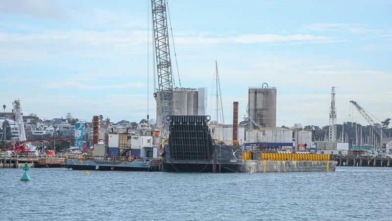 - America's Cup Base Construction - July 26, 2019 photo copyright Richard Gladwell taken at Royal New Zealand Yacht Squadron and featuring the ACC class